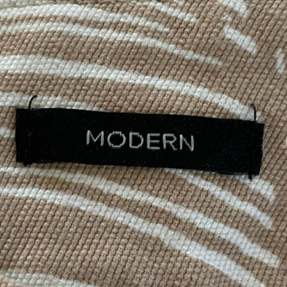 Talbots Modern Fit Crop Pants Women's Size 6 Ivory Tan Palm Print Tropical - Picture 6 of 8